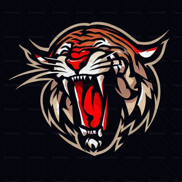 Brüllender Tiger
